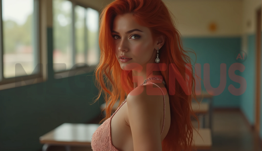 Beautiful Red Hair woman