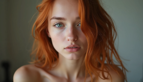 Beautiful Red Hair woman