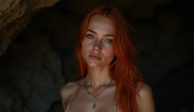 Beautiful Red Hair woman