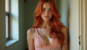 Beautiful Red Hair woman